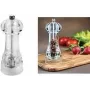 METALTEX Spice Line Gewürzmühle 140 mm Transparent Acryl mit verchromtem Metall 252814010