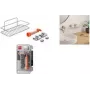 Metaltex Reflex Luxy Vacuum-Fix Wandregal Silber 1-Ebene 403329000