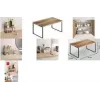 Metaltex York Lava Gewürzregal, 1 Etage, geöltes Akazienholz-Regalbrett, rutschfeste Füße, Dunkelgrau 350808000