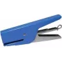 PAVO Heftzange, 12 Blatt Kapazität, blaues Metall, ergonomischer Griff 8004478