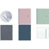MIQUELRIUS Collegeblock Notizbuch THE ORIGINAL, DIN A4, Blau kariert, 80 Blatt, 90 g/m², mikroperforiert, 1 Stück (MR46581)