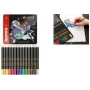 Kores KOLORES SELECTION Dreieckige Buntstifte, 24 verschiedene Farben, Lindenholz, vollständig verleimte Mine, bruchfest, ergonomisch BB93325