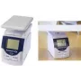 RAADHUIS RD-351143 Digitale Postwaage 500 g, 1 g Teilung, Weiß/Blau Kunststoff, Tara, Ein/Aus, batteriebetrieben