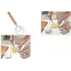 Metaltex Arizona Dänischer Teigschneebesen mit Buchenholzgriff, Braun/Silber 238412000