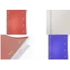 Kangaro Collegeblock 4-in-1, DIN A4, 100 Blatt, liniert, roter PP-Einband, 80 g/m² Papier, 4 versetzbare Trennblätter – 1 Stück (K-58380)