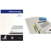 Kangaro Millimeterpapierblock A3, 80 g/m², 25 Blatt, weiß/orange 1 mm Raster (K-5595)