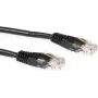 ACT IB9901 Cat6 U/UTP Netzwerkkabel, 1m, Schwarz