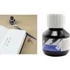 KANGARO K-7950 Schwarze Zeichentusche, 50 ml Glasflasche, Hochwertige Pigmenttusche für Kunst, Technisches Zeichnen, Kalligraphie