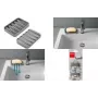Metaltex Gravity-Soap Seifenschale, Grau, PEVA/EVA, Wendbar, 1 Stück 297019000