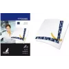 KANGARO K-7900086 Kohlepapier, DIN A4, 10 Blatt, Blau, 210 x 297 mm, für Handschrift