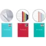 MIQUELRIUS Collegeblock Notizbuch EMOTIONS, DIN A4, Türkis kariert, 120 Blatt, 90 g/m² weißes Papier, Spiralbindung, 4-fach gelocht, mikroperforiert, 1 Stück (MR46073)