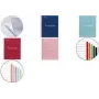 MIQUELRIUS Collegeblock Notizbuch EMOTIONS, DIN A5, Rosa kariert, 120 Blatt, 90 g/m², Spiralbindung (MR46093)
