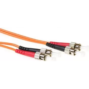 ACT 0,5m LSZH Multimode 62,5/125 OM1 LWL-Patchkabel Duplex ST/ST (RL1000)