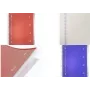 KANGARO Collegeblock 4-in-1, DIN A4, 100 Blatt, liniert, blauer PP-Einband, mit 4 verschiebbaren Trennblättern K-58381