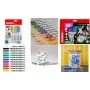 Kores Kreative Acrylmarker, 12er-Set, verschiedene Farben, flüssige Acryltinte, Schütteln & Malen, kein Pumpen, Rundspitze M25121