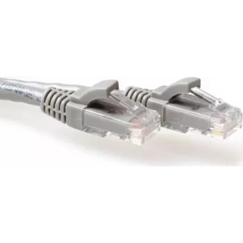 ACT IB3052 CAT6A U/UTP Snagless Patchkabel, 0,25 m, Grau