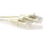 ACT Elfenbein 0,25m U/UTP CAT6A Snagless RJ45 Patchkabel IB3252