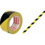 RAADHUIS Bodenmarkierungsband, 50 mm x 33 m, Schwarz/Gelb PVC, 1 Rolle RD-351142-3