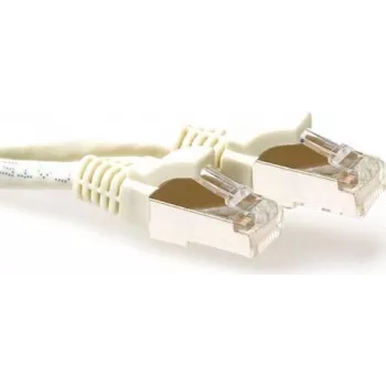 ACT Elfenbein 3m S/FTP CAT6A Snagless Patchkabel (FB6003)
