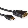 ACT AK3739 HDMI A Stecker auf DVI-D Stecker Single-Link-Konvertierungskabel 1 m Schwarz