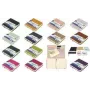Kangaro K-861202 Skizzenbuch, 80 Blatt, 120 x 120 mm, Altrosa PU Hardcover, Cremefarbenes 140 g/m² Papier