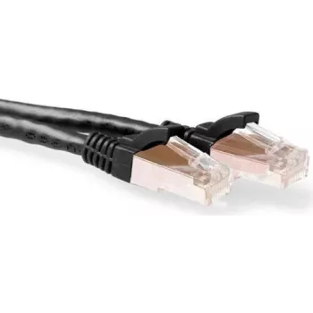 ACT 1,5m Cat6a S/FTP Netzwerkkabel, Schwarz (IB9251)