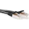 ACT FB7910 Schwarz 10m LSZH S/FTP CAT6A Snagless Patchkabel
