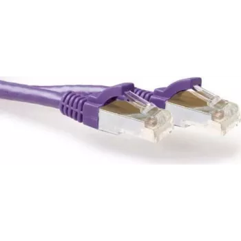 ACT Lila 15m LSZH S/FTP CAT6A Snagless Patchkabel FB8715