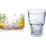 Esmeyer Arcoroc Starline Trinkgläser-Set, 460 ml, gehärtetes Glas, spülmaschinenfest, stapelbar, 6 Stück 384-6736