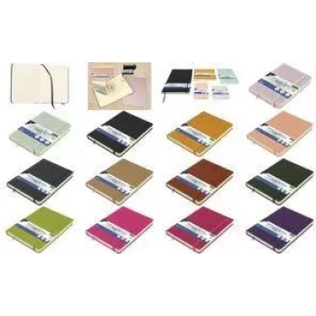 Kangaro Skizzenbuch A5, 80 Blatt, Kaltgrauer PU-Hardcover, 140 g/m² Creme-Papier K-861225