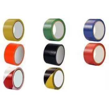 RILLPRINT T61900 Bodenmarkierungsband, 50 mm x 33 m, gelb/schwarz gestreift, PVC, ausgezeichnete Haftung