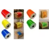 RILLPRINT 67842 Thermodirekt-Rollenetiketten für Zebra-Drucker, 102 x 152 mm, Orange, Permanentkleber, 1 Rolle