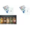 RILLPRINT 83202 Universal-Etiketten 48,5 x 25,4 mm Transparent Selbstklebend für Tintenstrahl-, Laser-, Farblaserdrucker - 1000 Etiketten (40 pro Blatt, 25 Blatt)