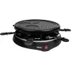 Tristar RA-2998 Raclette-Grill mit 6 Antihaft-Pfännchen, 800 W, Schwarz
