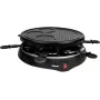 Tristar RA-2998 Raclette-Grill mit 6 Antihaft-Pfännchen, 800 W, Schwarz