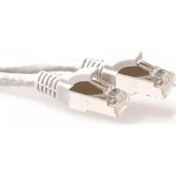 ACT 25m LSZH S/FTP CAT6a Snagless Patchkabel, Weiß FB7325