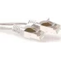 ACT 25m LSZH S/FTP CAT6a Snagless Patchkabel, Weiß FB7325