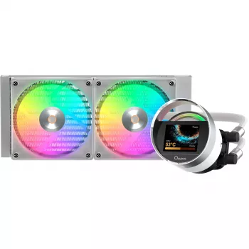 Ocypus Sigma L24 ARGB Weiß 240mm Flüssig-CPU-Kühler