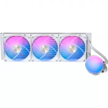 Ocypus Delta L36 ARGB V2 White AIO Flüssigkeits-CPU-Kühler, 360mm Radiator, 3x120mm ARGB Lüfter, Intel & AMD