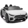 LEAN CARS Mercedes AMG SL63 batteriebetriebenes Aufsitzauto Weiß