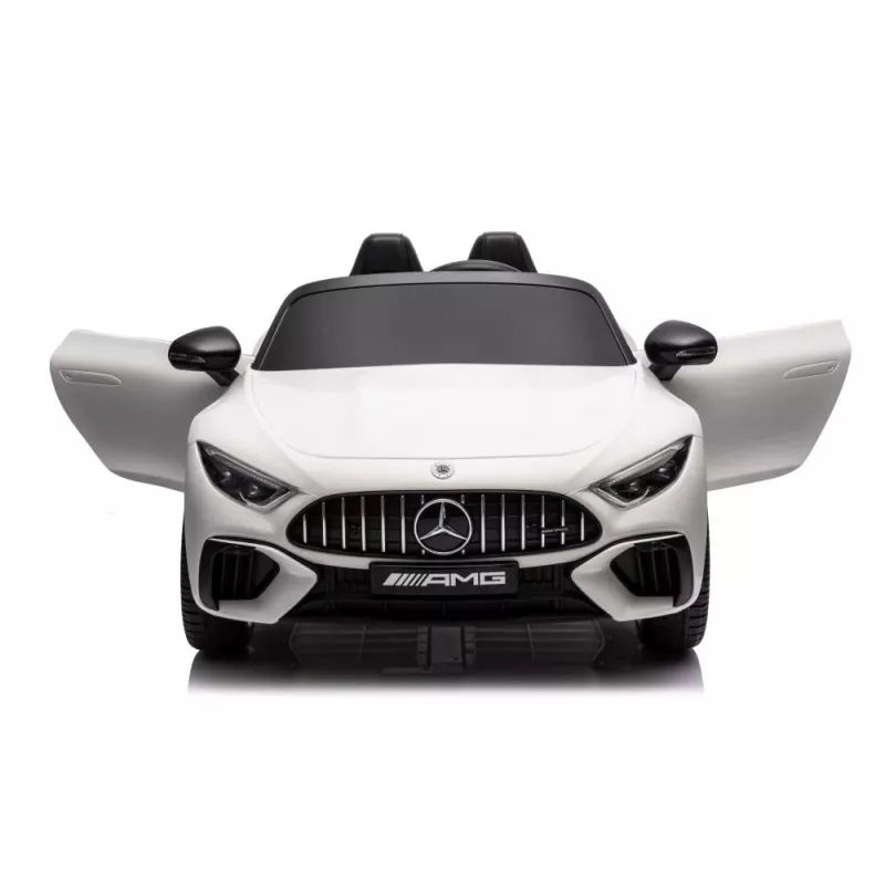 LEAN CARS Mercedes AMG SL63 batteriebetriebenes Aufsitzauto Weiß