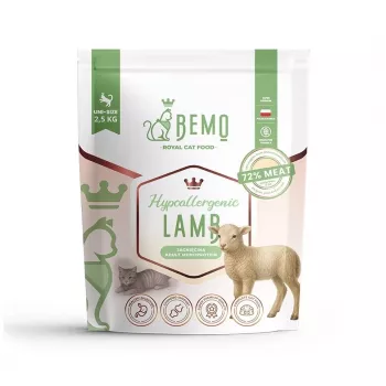 BEMO Cat Hypoallergenes Lamm Trockenfutter für Katzen 2,5 kg
