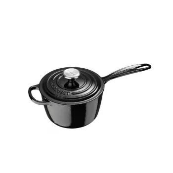 LE CREUSET Gusseisen-Saucepan 16cm 1,5L Schwarz