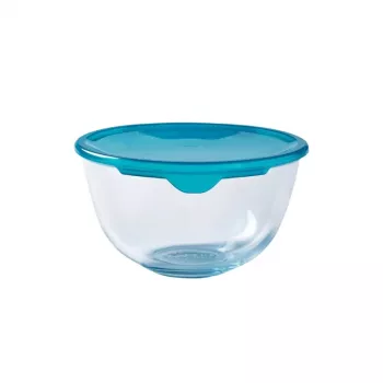PYREX Glas Rührschüssel mit Deckel 2,3L Ø21cm