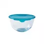 PYREX Glas Rührschüssel mit Deckel 2,3L Ø21cm