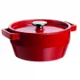 Pyrex Gusseisentopf 3,6L Rund Ø24cm Rot