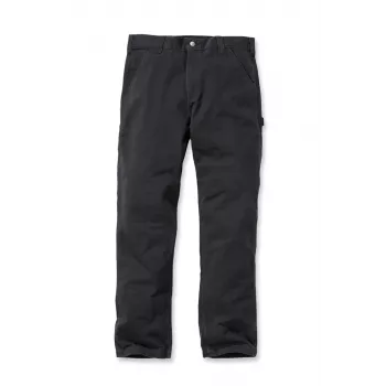 Carhartt Washed Twill Dungaree Arbeitshose Schwarz Relaxed Fit