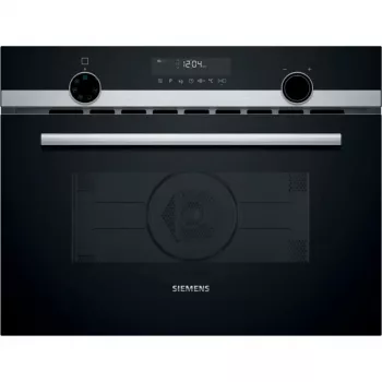 Siemens CM585AGS1 iQ500 Einbau-Mikrowelle Schwarz/Edelstahl