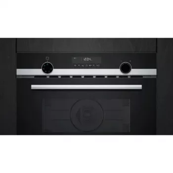 Siemens CM585AGS1 iQ500 Einbau-Mikrowelle Schwarz/Edelstahl