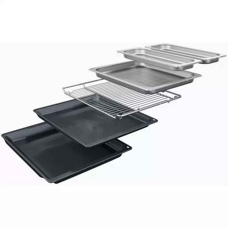 Neff B64FS31N0 N90 Einbau-Backofen mit FullSteam, 71L, Edelstahl